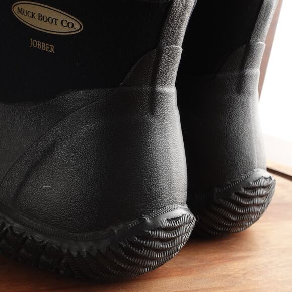 Muck Boot Co Unisex SZ M8 W9 BLK Jobber Ankle Pull On Chore Rain Outdoor Garden main image 7
